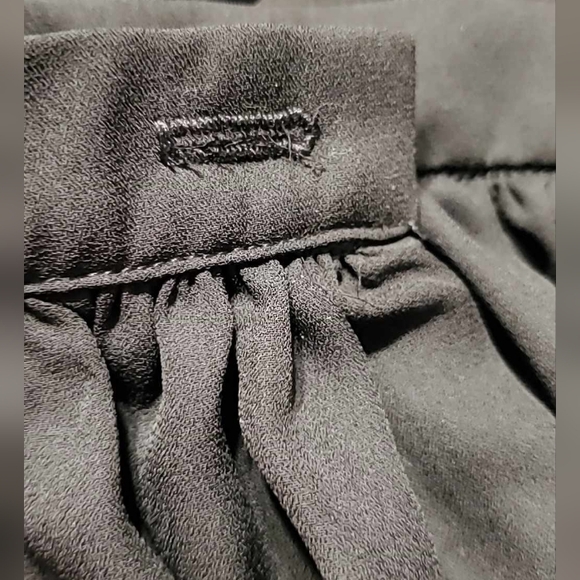 Backlot Georgette Wrap Top in Black - Picture 5 of 15